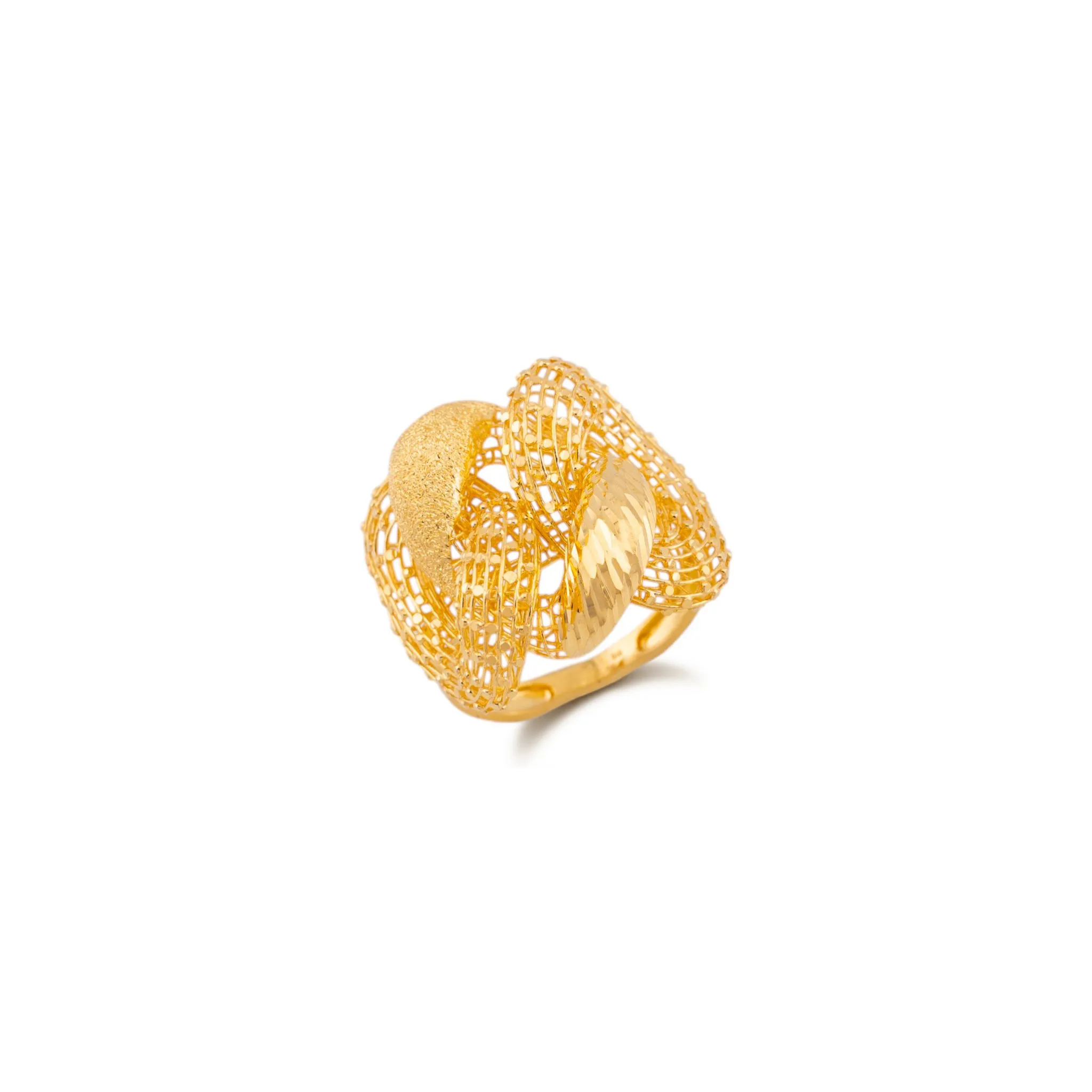 916 S - Cincin Renda Emas